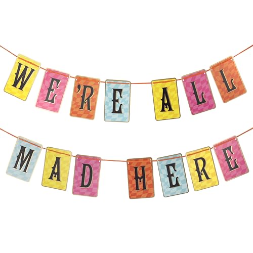Talking Tables Alice in Wonderland Party Decorations, Reversible ...