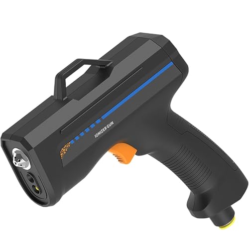 Pistola antistatica Portatile, ionizzatore Portatile con Luce di Polvere del LED & Gancio, 24V Bassa Tensione per la Riparazione Elettronica, Attrezzatura Industriale, Tempo di dissipazione Veloce