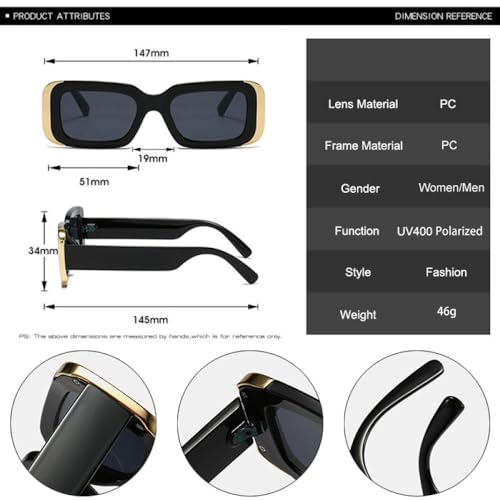 Lunettes de soleil rétro pour terrasses et festivals d'été design rectangle