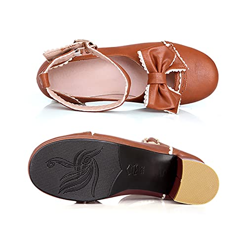 Girls Sandals Kids Heels Open Toe Ankle Strap Dress Shoes Flower Wedding For Little/Big Kid Slippers Bunny4