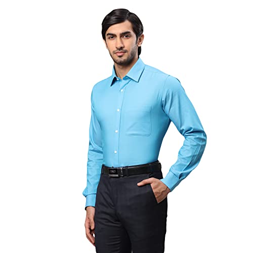 Image of Raymond Men's Solid Slim Fit Shirt