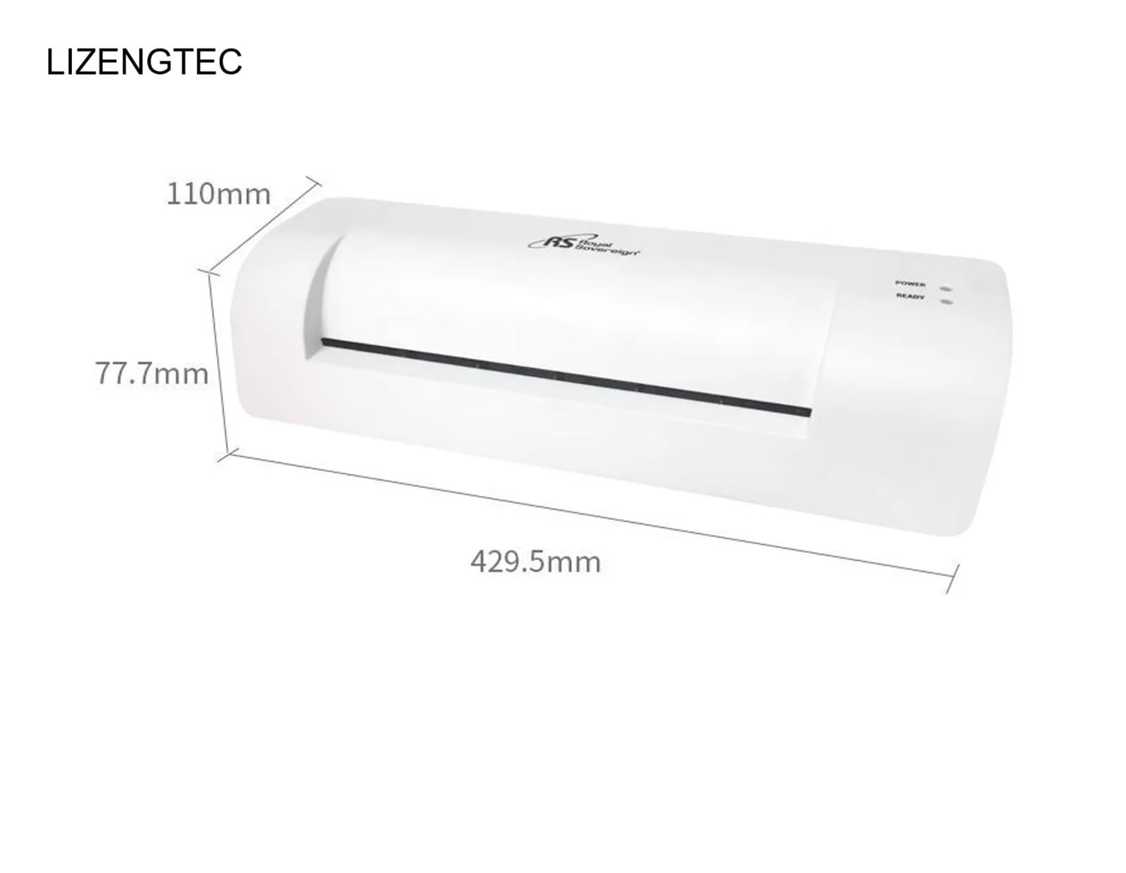 Plastificadora, Máquina laminadora de rollos profesional for oficina, nuevo diseño, calentamiento rápido y caliente for documentos, fotografías y papel A3 y A4
