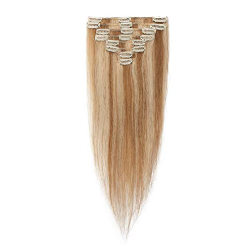 Clip In Human Hair Extensions 22" #12P613