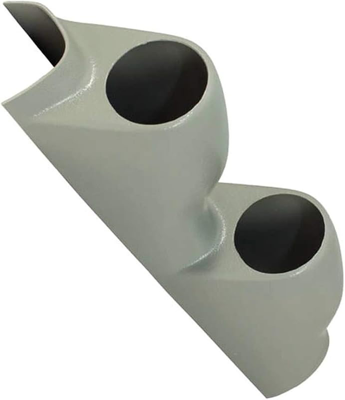 Pod Duplo para Manômetros na Coluna A GlowShift Cinza para Honda Civic 1992–1995 – 1 unidade