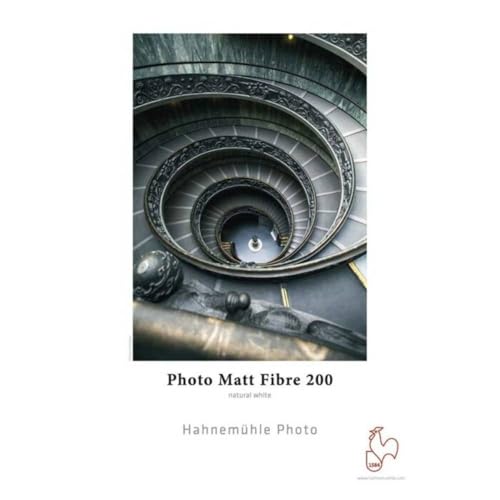 Hahnemühle Photo Matt Fibre, 200 g/m², DIN A4, 210x297 mm, warmweiß, Fotopapier, 25 Blatt