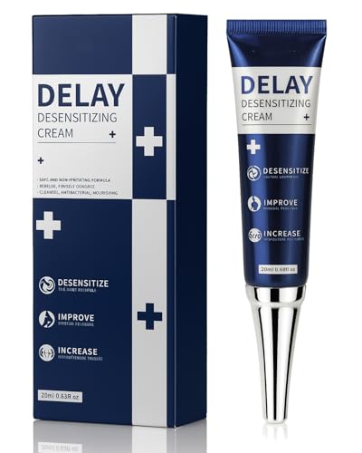 Delay Cream for Men Increase Length & Girth Moisturizing & Numbing Climax Delay Control Desensitizer to Last Longer in Bed