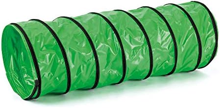 Green Children's Activity Tunnel - 480mm diameter wide, 1.5m Length, Strong and Flame Retardant Pop Up Play Tunnel, Indoor or outdoor kids Portable Play Tunnel
