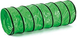 Green Children's Activity Tunnel - 480mm diameter wide, 1.5m Length, Strong and Flame Retardant Pop Up Play Tunnel, Indoor or outdoor kids Portable Play Tunnel