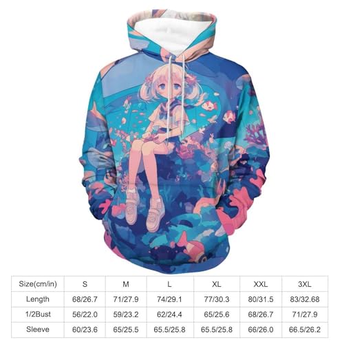 Sweat à capuche requin rose pullover chaud et coupe-vent unisexe taille S - 3