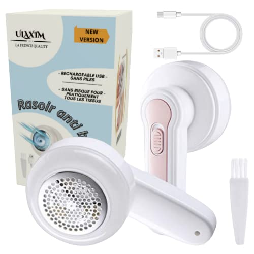 ULAXIM® Quitapelusas Eléctrico, Quitapelusas para Ropa USB Recargable, Velocidades con...