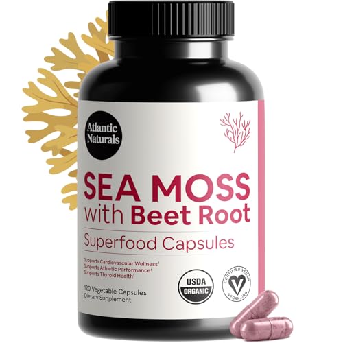 Atlantic Naturals Sea Moss with Beet Root Capsules (120 ct)