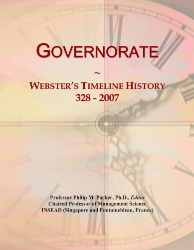 Governorate: Webster's Timeline History, 328 - 2007