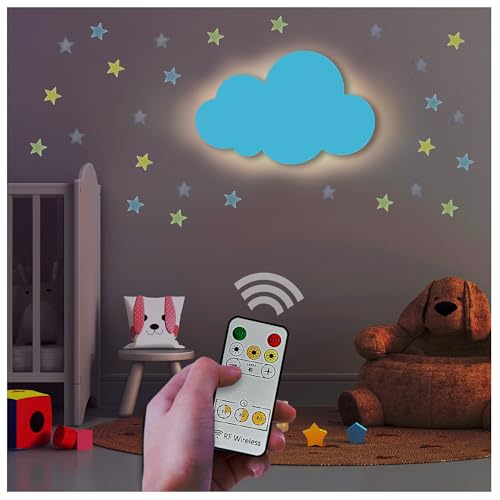 Lámpara de Nube Recargable con Control Remoto y Timer