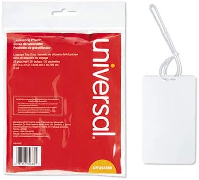 UNV84660 - Bolsas de laminación transparentes Universal
