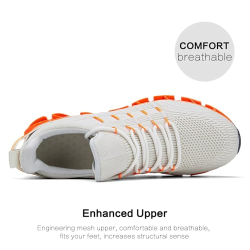 Mens Slip On Walking Shoes Blade Non Slip Tennis Running Shoes Lightweight Workout Breathable Mesh Fashion Sneakers4