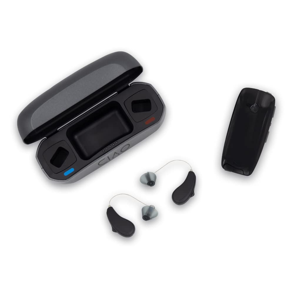MICROMIC - Micrófono externo para aparatos acústicos Hola, RESOUND, BELTONE E INTERTON para escuchar en la distancia a una sola persona incluso en entornos ruidososos…
