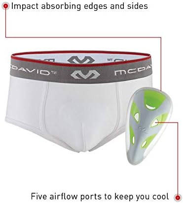 Mcdavid Boy’s Boxer Briefs w/ Athletic Cup Protection, Youth Sports, Baseball, Lacrosse, Football, Kids - Image 4