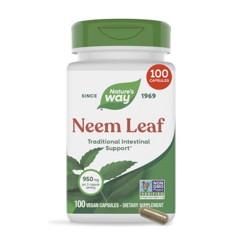 Nature's Way Neem Leaf, Traditional Intestinal Support*, 100 ct - image 1