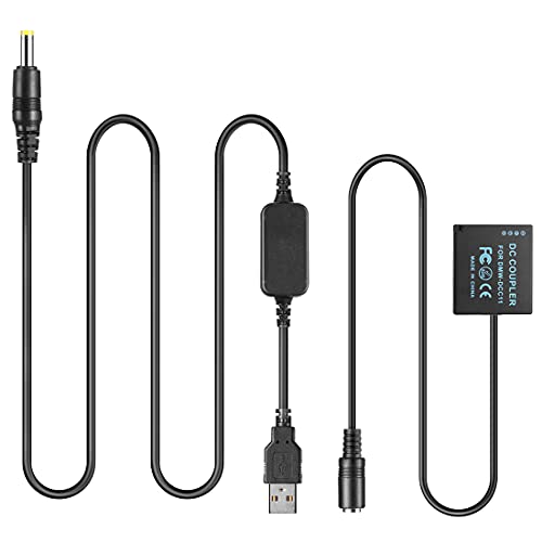 Batería recargable DMW DCC11 cable USB 8.7V y cargador de cámara Panasonic Lumix DMC GF6 GX7