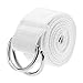 Produktbild Faletony Herren Damen Gürtel Stoffgürtel mit Doppel D-ringe Schnalle Leinwand Canvas Jeansgürtel Belts 113cm + Original Geschenkbox