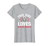 This Girl Loves Austin Hedges Austin Hedges Cleveland MLBPA T-Shirt