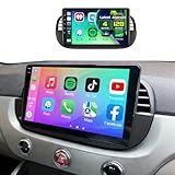 【Pour FIAT Radio Upgrade】Cet autoradio est compatible avec les véhicules FIAT 500 2007 2008 2009 2010 2011 2012 2013 2014 2015. Aucun accessoire supplémentaire n'est nécessaire grâce au faisceau de câbles prêt à l'emploi. Veuillez vérifier la console centrale de votre véhicule avant d'acheter