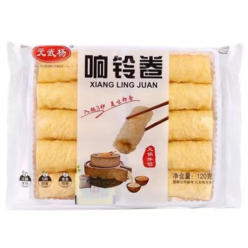 Crispy Fried Tofu Skin Rolls, 4.2oz (120g) - Ready-to-Cook for