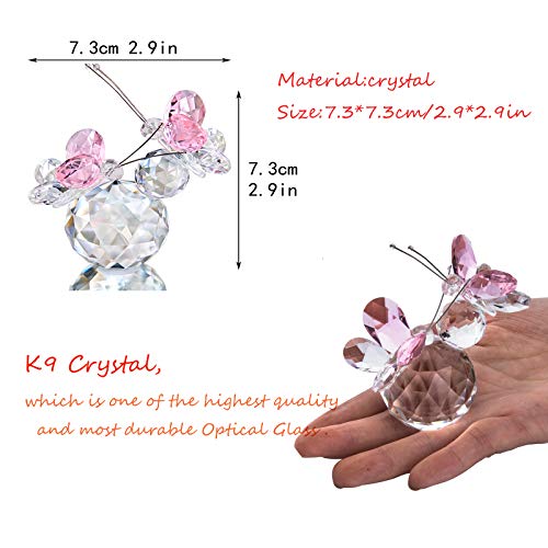 H&D Hyaline & Dora Crystal Animal Paperweight Table Center Decoration, Applicable To Office Desk, Home Bedroom #TOP1
