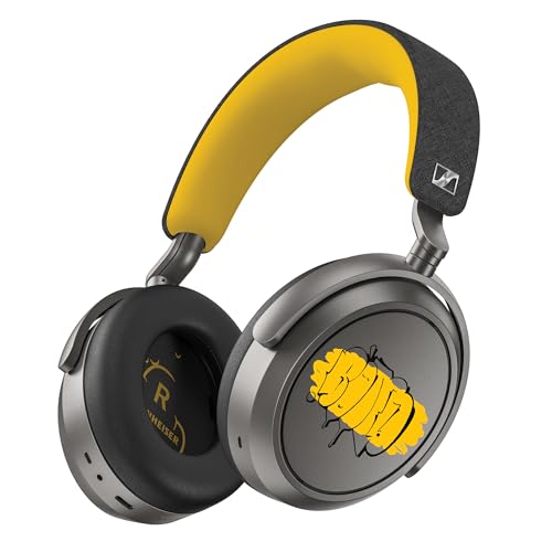 Image of Sennheiser Momentum 4 Wireless Over-Ear Headphones - Bluetooth Headset for Clear Calls with Adaptive Noise Cancellation, Up to 60HR Playtime, Folding Design, 80th Edition