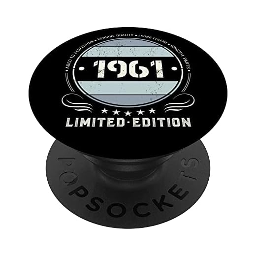 Popsockets vintage 1961 para teléfono retro divertido cumpleaños 1961 PopSockets PopGrip Intercambiable
