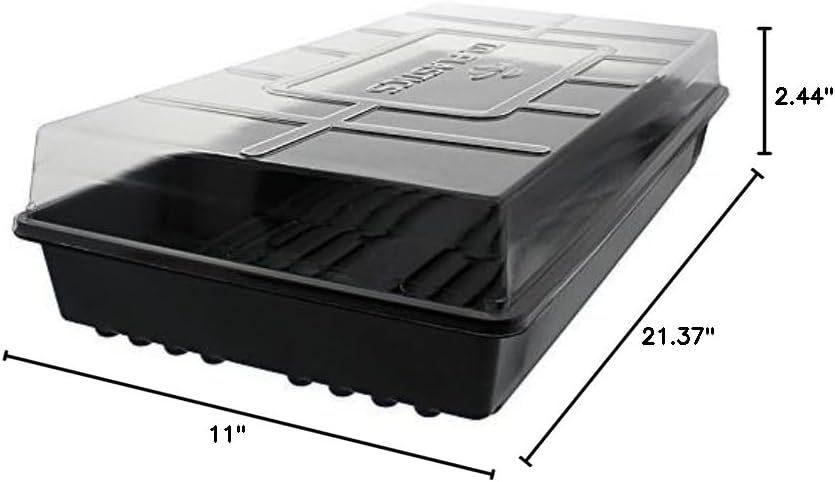 10 Each - 1020 Trays with Humidity Dome NO Holes