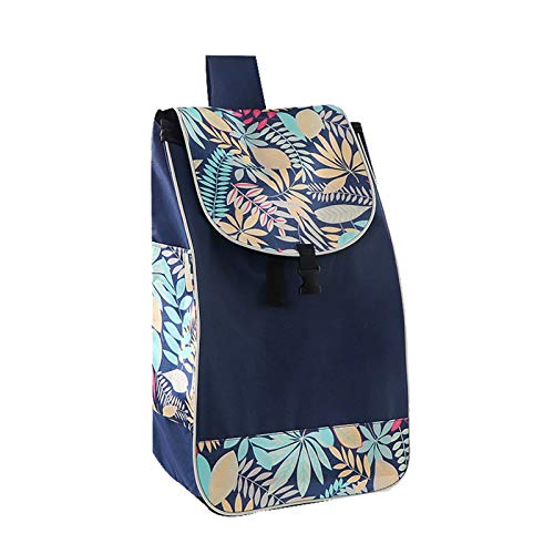 WEIFAN Sac de Remplacement pour Chariot à provisions - Sac de Rangement étanche en Tissu Oxford, raccord de Remplacement pour Chariot réutilisable, 45L Cover