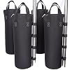 Zipper Top Sand Bags for Canopy Legs (120LBS Load Capacity, Without Sand) Sand Bags for Weight – Sandbags for Gazebo Legs, Pop Up Canopy Tent Weights – Canopy Weight Bags, Set of 4