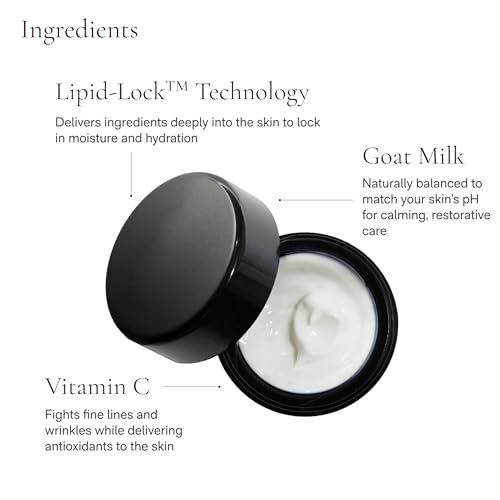 Soufflé Moisturizer | Antioxidant-Rich & Lightweight - Hydrates & Soothes with Goat Milk, Aloe & Vitamin C - Fragrance-Free - Nourishes Skin Barrier for Instant Hydration and Glow 1.7 Fl Oz - Image 4