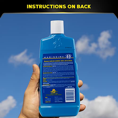 Meguiar's Marine/RV Heavy Duty Oxidation Remover, Oxidation, Water Spot, Stain, and Scratch