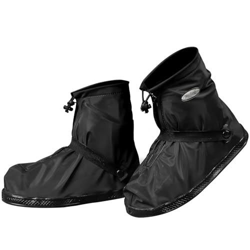 YMTECH Regenüberschuhe Wasserdicht Schuhe Überschuhe, Outdoor...