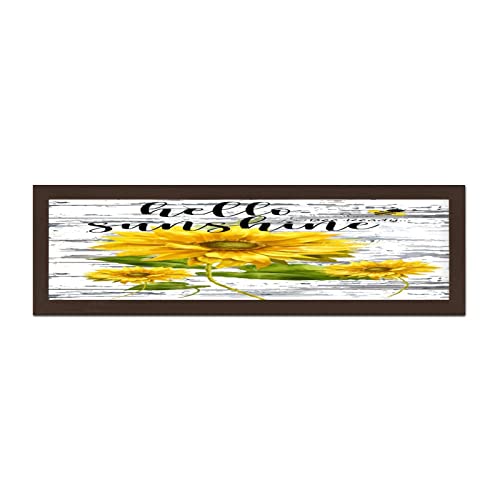 Décoration murale tournesol bois pour salon lumineux et cosy
