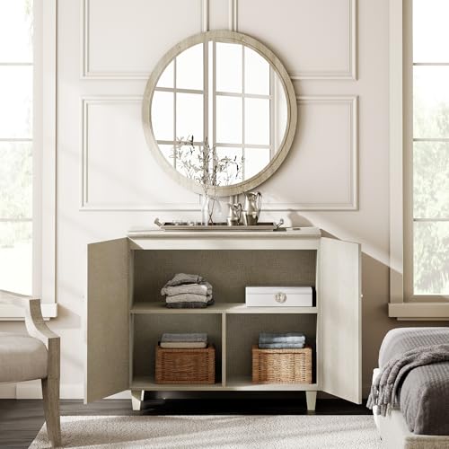 Image of WAMPAT 71 inch Tall Bookshelf with Storage Cabinet, 2 Column Modern 5-Tier Beige Wood Bookcase with Adjustable Shelf, 71 inch Wide Wooden Display Bookshelves for Home Office, Living Room, Bedroom