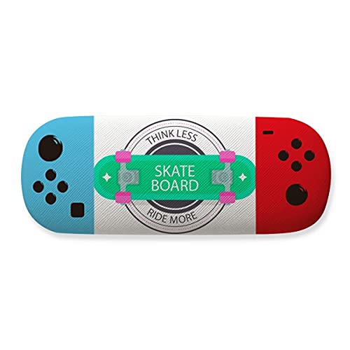 Étui de rangement pour lunettes motif skateboard : protection idéale sports d'hiver