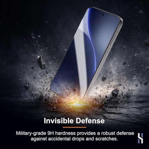 Image of Tempered Glass for Oppo Find X9 - Military Grade 9H Screen Guard, Anti-Scratch, Shatterproof, Edge to Edge Full Coverage - Black Border