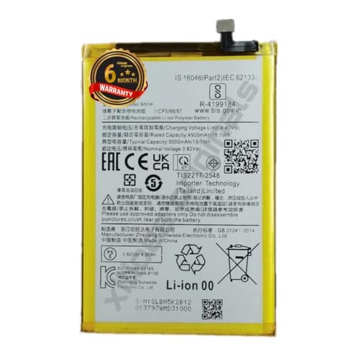 Image of BN5K Battery for Redmi 11A, 12C, 22120RN86C, 22120RN86G, 22120RN86I, 22126RN91Y Battery with 6 Month Warranty****(ZZ3)