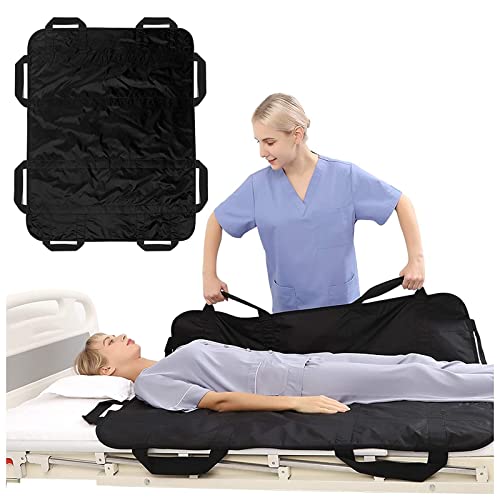 ANIUXIAOGE 8 Griffe Mehrzweck-Positionierungsbettauflage Pflege-Transferblatt für Lähmungspatienten, ältere Menschen, zum Drehen, Heben und Umlagern Cover