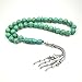Afghanistan Turquoises Muslim Tasbih Islam Misbaha Wholesale Lots Bulk sabh Handmade Prayer Beads 33 Stone Tibetan Jewelry (33 Beads, 10mm)