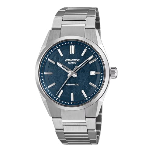 Image of Casio Edifice EFK110D-2A Electroform Blue Textured Dial Automatic Stainless Steel