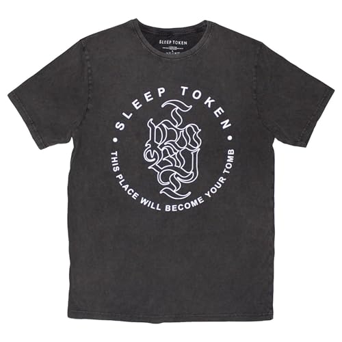 Sleep Token Tomb Text Ring Limited Edition 999 Only Premium Wash T Shirt Size XL