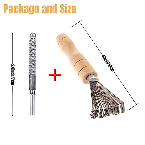 Japanese Ikebana Tool Set Floral Kenzan Needle Straightening Tool Flower Frogs Cleaner Cleaning Brush Tool #TOP5
