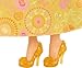 Mattel Disney Princess Toys, Belle Fashion Doll with 2 Looks, 9 Accessories, 2 Snap-On Bodices & 2 Skirts, 2-in-1 Stories Inspired by Movie