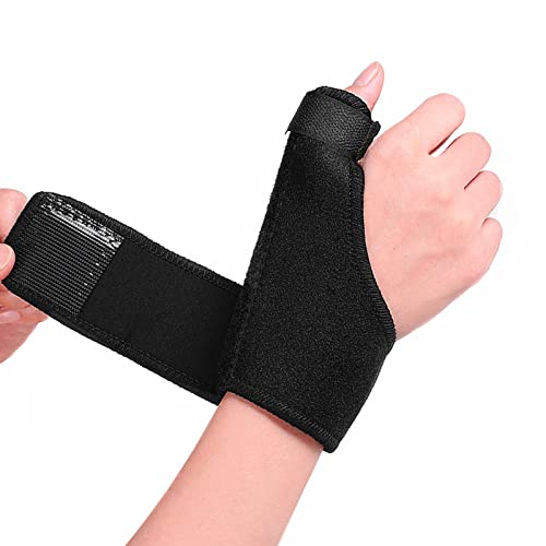 Thumb Splint Wrist Brace, Adjustable Wrist Support Brace Thumb Stabilizer for Tendonitis,Arthritis,CMC Joint,Sprains,Trigger Thumb, Reversible Wrist Protector for Hand Thumb Carpal Tunnel Pain Relief