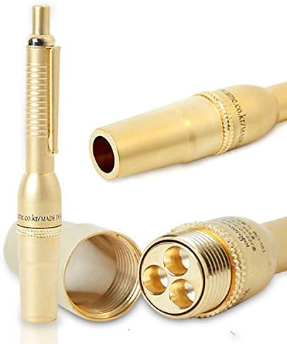 Painless Acupuncture 3-Pin Lancets Device Pen Stainless Steel Triple-Lancing Pen (Silver)