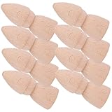 Supvox 8 Stück Teiliges Unbehandelte Holzpuppen zum Bemalen DIY Holzfiguren für Kreative Handarbeit Kindgerechte Blanko Figuren für Individuelle Gestaltung und Weihnachtsdekoration